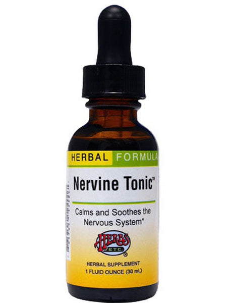 Herbs Etc., Nervine Tonic, 1 Fluid Ounce