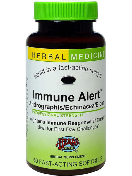 Herbs Etc., Immune Alert, Professional Strength, 60 Fast-Acting Softgels