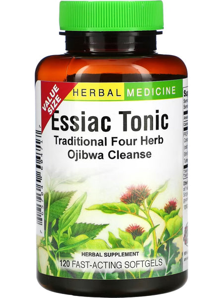 Herbs Etc., Essiac Tonic, 120 Fast-Acting Softgels