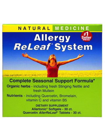 Herbs Etc., Allergy ReLeaf System, Allertonic Softgels-30 ct. and Quercetin AllerReLeaf Tablets-30 ct.