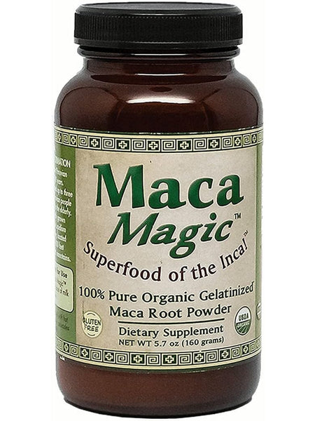 Maca Magic, 100% Pure Organic Gelatinized Maca Root Powder, 5.7 oz