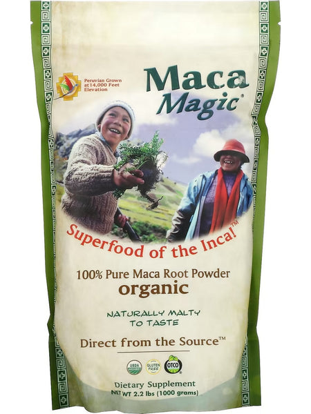 Maca Magic, 100% Pure Maca Root Powder Organic, 2.2 lbs