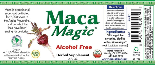 Maca Magic, Maca Magic, Alcohol Free, 2 fl oz