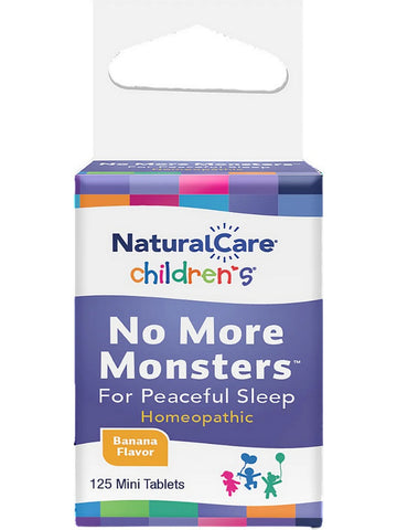 NaturalCare, Children's No More Monsters, Banana, 125 Mini Tablets