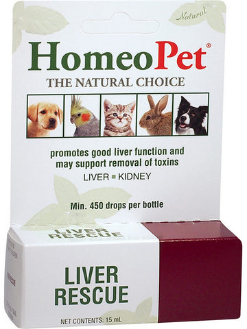 HomeoPet, Liver Rescue, 15 ml