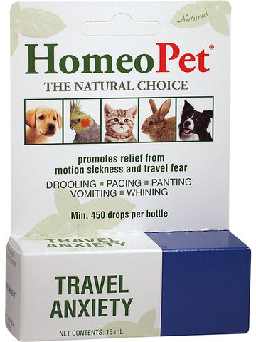 HomeoPet, Travel Anxiety, 15 ml