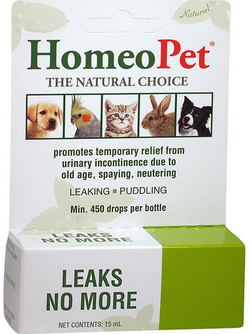 HomeoPet, Leaks No More, 15 ml