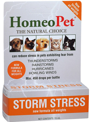 HomeoPet, Storm Stress K-9 (All weights), 15 ml