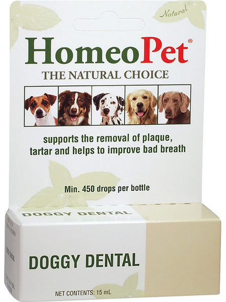 HomeoPet, Doggy Dental, 15 ml