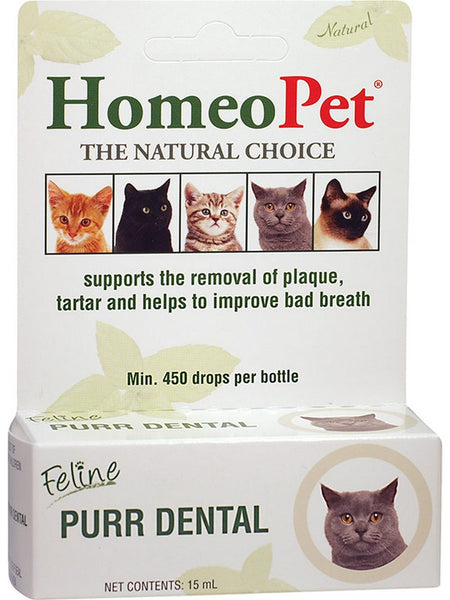 HomeoPet, Feline Purr Dental, 15 ml