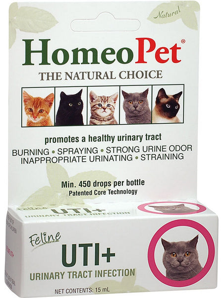 HomeoPet, Feline UTI+, 15 ml