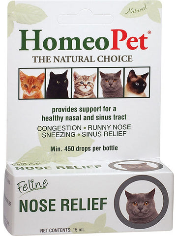 HomeoPet, Feline Nose Relief, 15 ml