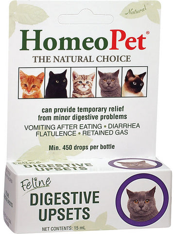 HomeoPet, Feline Digestive Upsets, 15 ml