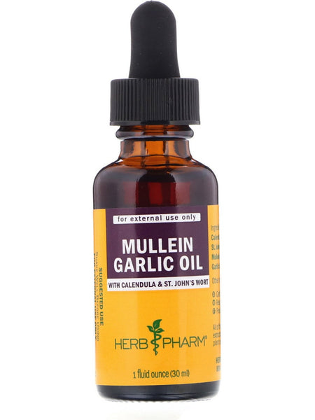 Herb Pharm, Mullein Garlic Oil, 1 fl oz