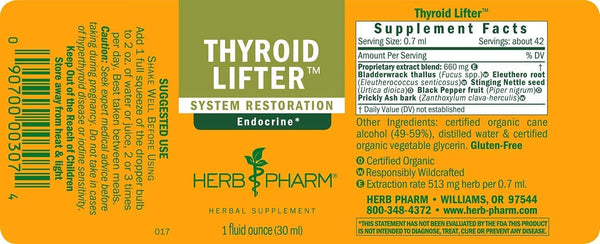 Herb Pharm, Thyroid Lifter, 1 fl oz