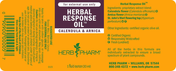 Herb Pharm, Herbal Response Oil (formerly Trauma Oil), 1 fl oz