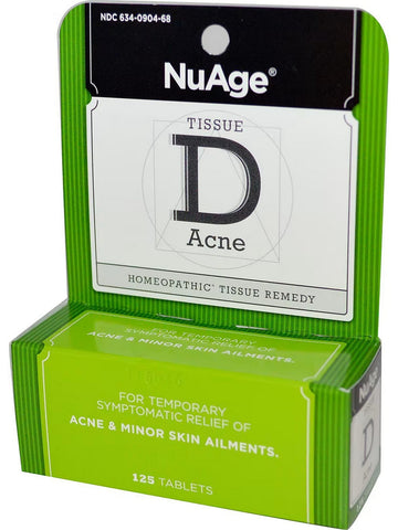 Hyland's, NuAge Tissue D Acne, 125 Tablets