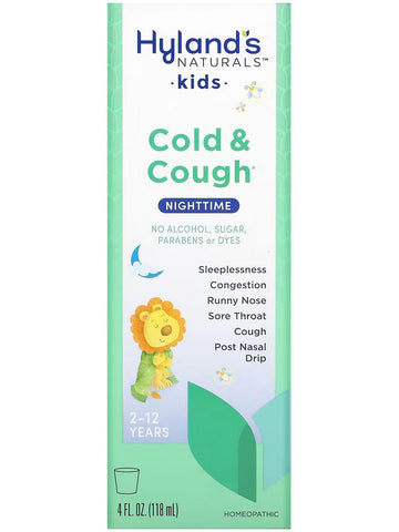 Hyland's, Cold & Cough Nighttime for Kids, 4 fl oz