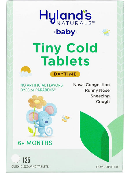 Hyland's, Baby Tiny Cold Tablets Daytime, 125 Quick-Dissolving Tablets