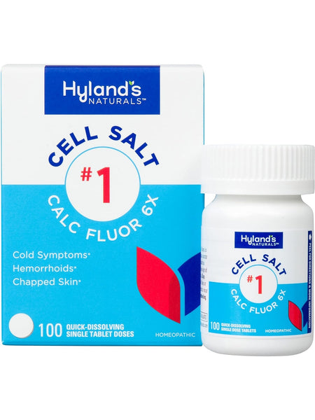 Hyland's, Cell Salt #1 Cal Fluor 6x, 100 Quick-Dissolving Single Tablet Doses