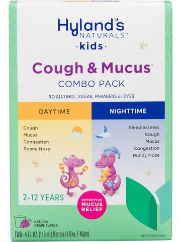 Hyland's, Kids Cough & Mucus Day & Night Combo Pack, 8 fl oz