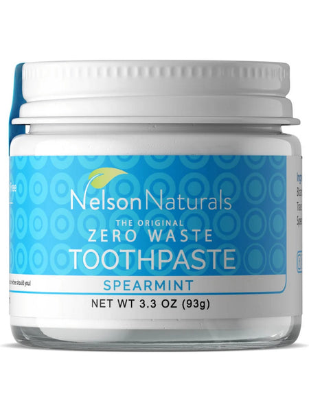 Nelson Naturals, The Original Zero Waste Toothpaste, Spearmint, 3.3 oz