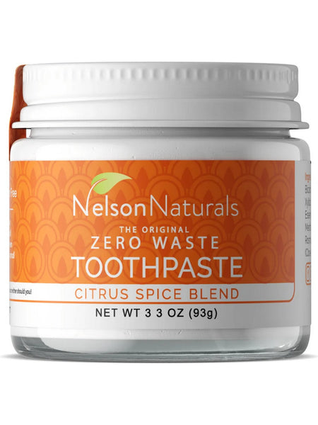 Nelson Naturals, The Original Zero Waste Toothpaste, Citrus Spice Blend, 3.3 oz