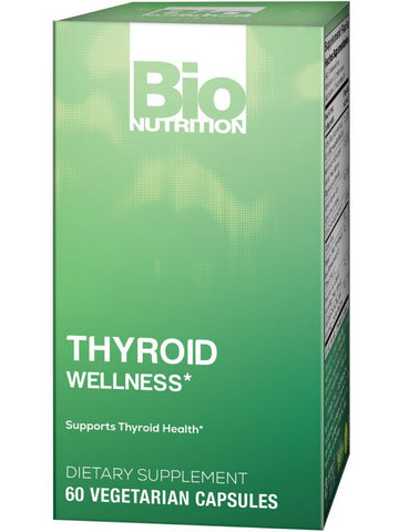 Bio Nutrition, Thyroid Wellness, 60 Vegetarian Capsules