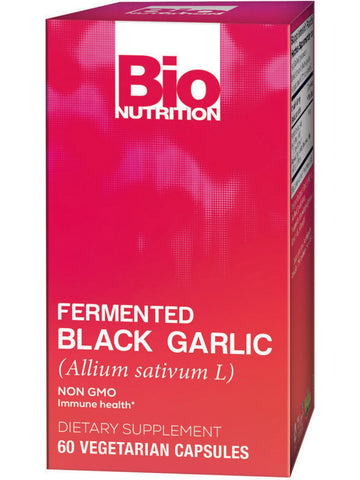 Bio Nutrition, Fermented Black Garlic, 60 Vegetarian Capsules