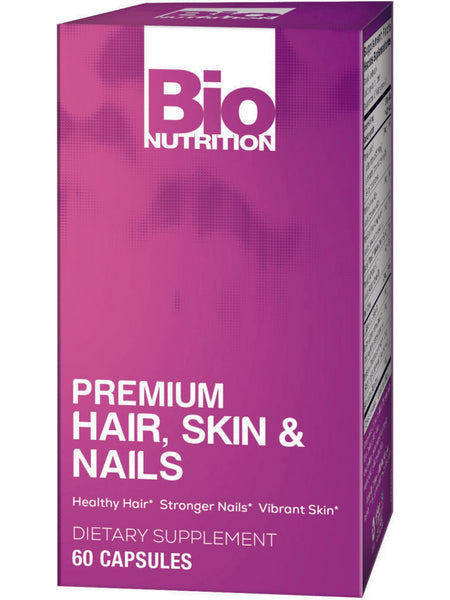 Bio Nutrition, Premium Hair, Skin & Nails, 60 Capsules