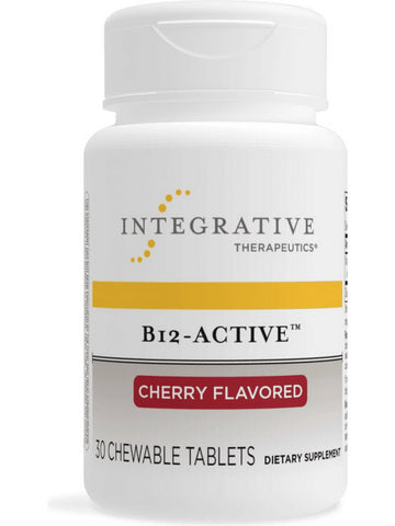 Integrative Therapeutics, B12-Active™, Cherry Flavored, 30 chewable tablets