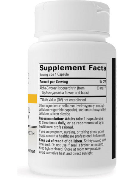 Integrative Therapeutics, Alpha-Glycosyl Isoquercitrin, 60 capsules