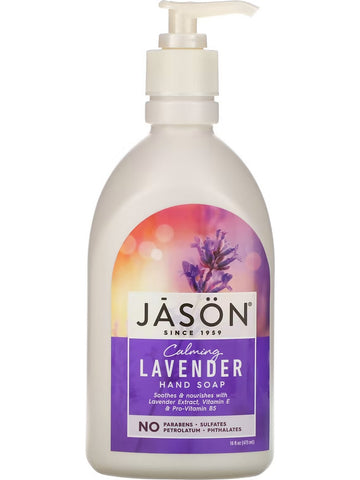 Jason Naturals, Hand Soap, Calming Lavender, 16 fl oz