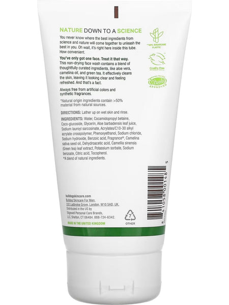 Bulldog Skincare, Original Face Wash + Aloe Vera, 5 fl oz