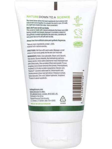 Bulldog Skincare, Original Face Scrub + Aloe Vera, 4.2 fl oz