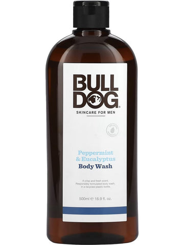 Bulldog Skincare, Peppermint and Eucalyptus Body Wash, 16.9 fl oz