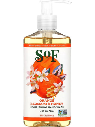 South of France, Orange Blossom & Honey Liquid Hand Soap, 8 fl oz
