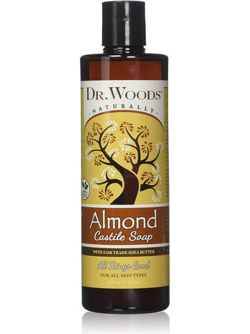 Dr. Woods, Castile Soap Liquid Almond with Shea Butter, 16 fl oz