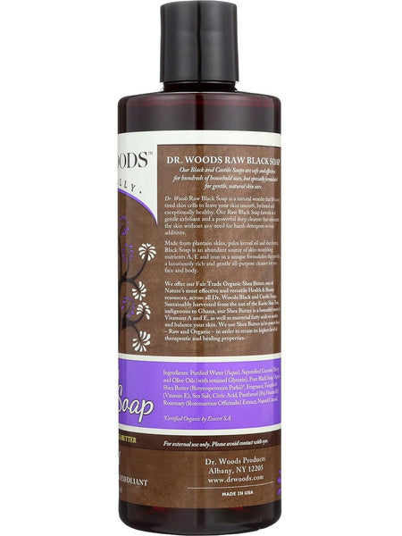 Dr. Woods, Castile Soap Liquid Black with Shea Butter, 16 fl oz