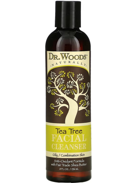 Dr. Woods, Tea Tree Facial Cleanser with Shea Butter, 8 fl oz