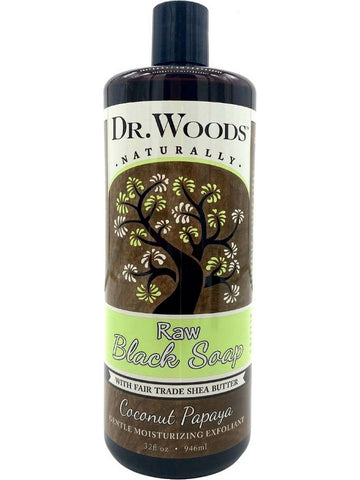 Dr. Woods, Black soap with Coconut Papaya, 32 fl oz