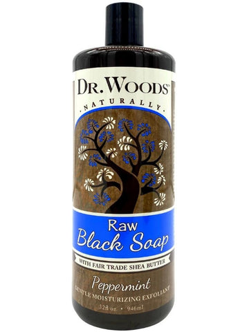 Dr. Woods, Black Soap with Peppermint, 32 fl oz