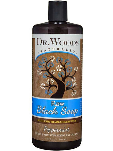 Dr. Woods, Black Soap with Peppermint, 8 fl oz