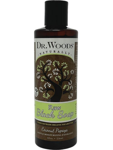 Dr. Woods, Black soap with Coconut Papaya, 8 fl oz