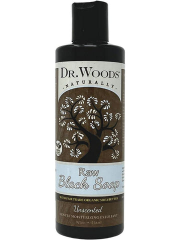 Dr. Woods, Black Soap Unscented, 8 fl oz