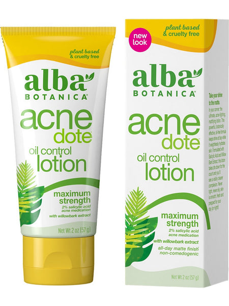 Alba Botanica, Acnedote Oil Control Lotion, 2 oz