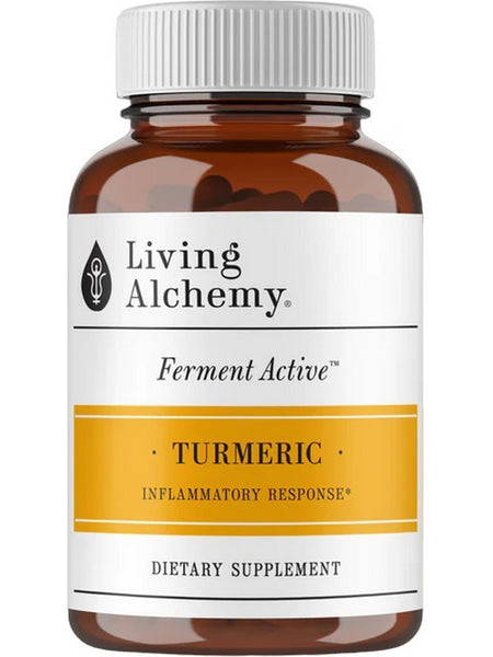 Living Alchemy, Ferment Active Turmeric Inflammatory Response, 60 Vegan Capsules