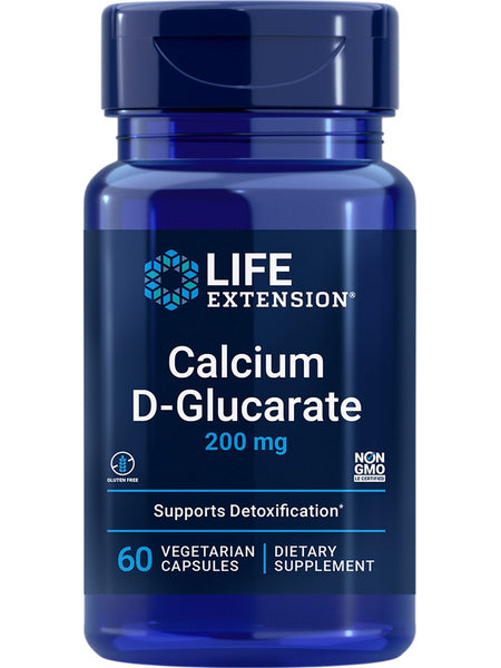 Life Extension, Calcium D-Glucarate, 200 mg, 60 vegetarian capsules
