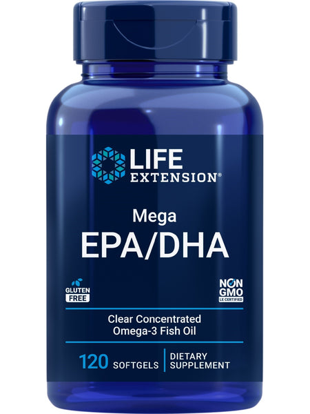 Life Extension, Mega EPA/DHA, 120 softgels