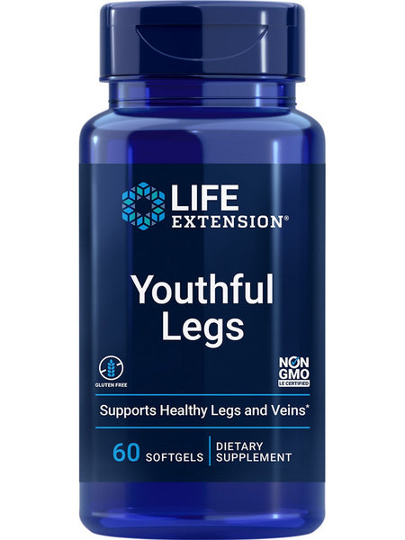 Life Extension, Youthful Legs, 60 softgels